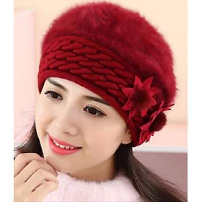 Mũ nồi nón bánh tiêu lông thỏ cao cấp dn19081807