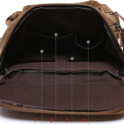 Balo Nam Thời Trang Du Lịch Cỡ Lớn Vải Bố Canvas Bền Chắc Phong Cách mới Dành Cho Đi Học, Dã Ngoại, Đi Phượt, Đựng Laptop (14-17")