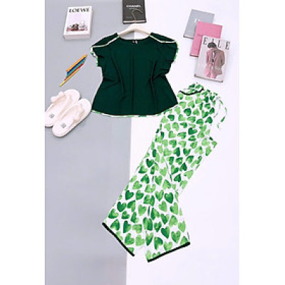 Bộ tole nhung dài phối siêu xinh , đường may kỹ đẹp