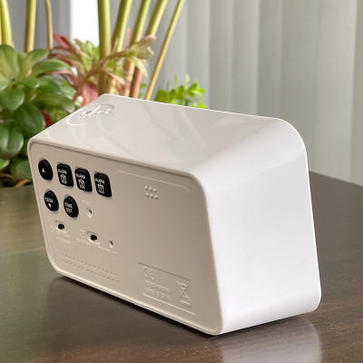 Đồng hồ Rhythm LCT097NR03 – KT 15.0 x 8.8 x 5.0cm / 190g. Vỏ nhựa. Dùng Pin.