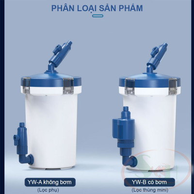 Lọc phụ Sunsun YW Pre Filter 01A 02A 03A lọc bông thô bể cá tép thủy sinh nước mặn