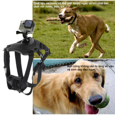 Dây đeo camera hành trình gắn lưng, bụng cho thú cưng Puluz PU156