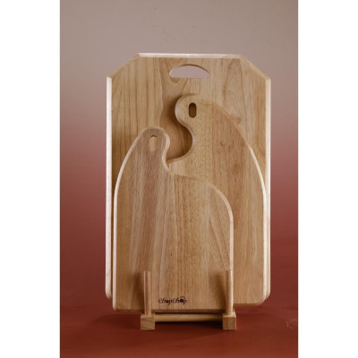 Bộ 3 Thớt Gia Đình Hạnh Phúc ChopChop - Gỗ Đức Thành - 04971