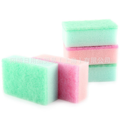 Set 5 miếng xốp rửa bát 1 mặt ráp (Made in Japan)