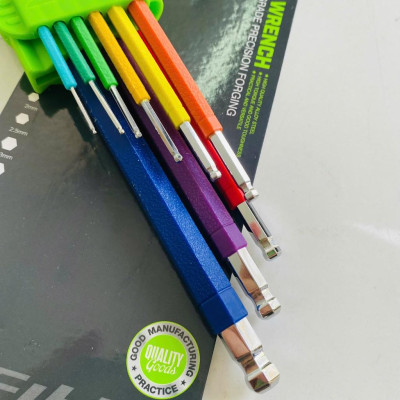 Bộ lục giác màu GOFUTHER chất liệu thép CRV cao cấp