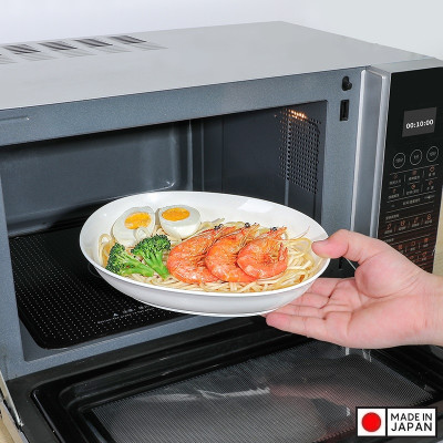 Đĩa bầu dục sâu lòng màu trắng 1.0L 