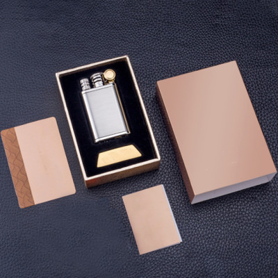 Vỏ Hột Quẹt Bật Lửa Xăng Chief CF210 Thiết Kế Đẹp Độc Lạ 2 Trong 1 - Dùng Xăng Bấc Đá Cao Cấp