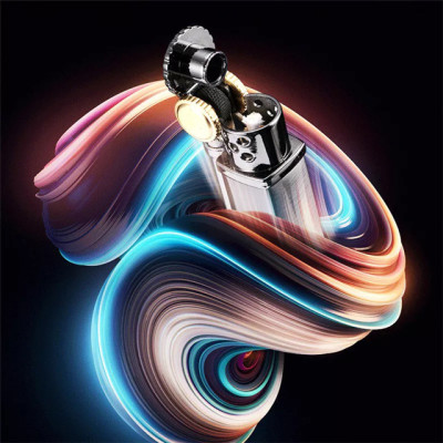 Vỏ Hột Quẹt Bật Lửa xăng đá Chief CF-002 thiết kế đẹp độc lạ - dùng xăng bấc đá cao cấp