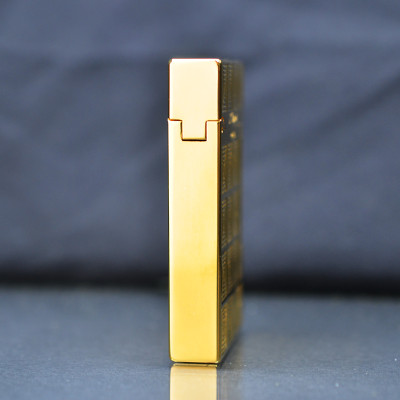 Vỏ Hột Quẹt Bật Lửa Gas Đá S.T Upon D59V Thiết Kế Họa Tiết Ô Vuông 3D Độc Đáo - Dùng Gas Đá Cao Cấp