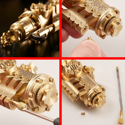 Vỏ Hột Quẹt Bật Lửa Z-7 Thiết Kế Thủ Công Kiểu Dáng Độc Lạ Màu Vàng - Dùng Xăng Bấc Đá Cao Cấp