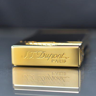 Vỏ Hột Quẹt Bật Lửa Upon Super Cao Cấp Bản Giới Hạn D196V Màu Đen Viền Vàng Đẹp, Độc Lạ - Dùng Gas Đá Cao Cấp