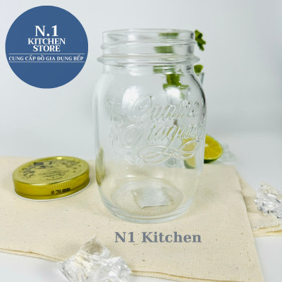 Hũ thủy tinh 500ml Quattro Invetro Ý - Hàng Chính Hãng