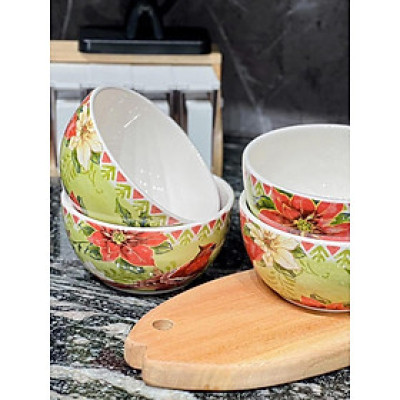 Set 4 bát phở sứ cao cấp Magrace Paris 15cm Hàng chính hãng