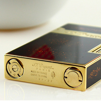 Vỏ Hột Quẹt Bật Lửa Upon Gas Đá D166V Họa Tiết Sơn Mài Kim Tuyến Đẹp Độc Lạ - Dùng Gas Đá Cao Cấp