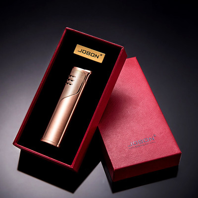 Vỏ Hột Quẹt Bật Lửa Gas Jobon ZB-985 Khò 1 tia cực mạnh thiết kế nhỏ gọn - giao màu ngẫu nhiên