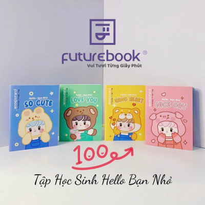 Combo 6 Cuốn Tập Học Sinh 96 Trang Nhà Sách Nhân Văn Hello Bạn Nhỏ