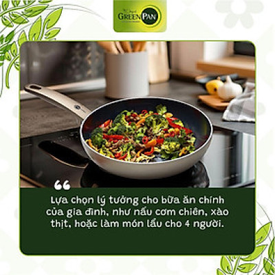 Chảo GreenPan Cambridge 20 cm phủ  chống dính tinh thể kim cương không chứa PFAS - 640479