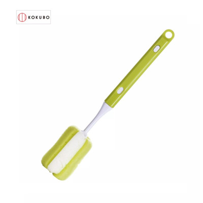 Dụng cụ cọ rửa bình nước, chai lọ cán tùy chỉnh Kokubo có móc treo tiện dụng - Made in Japan