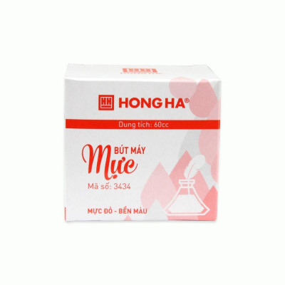 Mực lọ đỏ Hồng Hà 60 cc (3434)