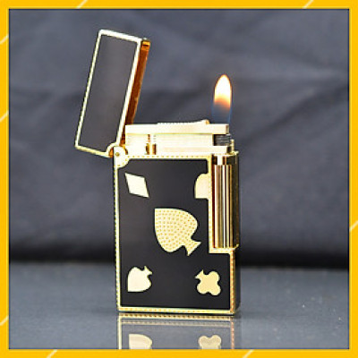 Vỏ Hột Quẹt Bật Lửa Upon D54V Họa Tiết Hình Át Bích Độc Đáo Mới Lạ - Dùng Ga Đá Cao Cấp