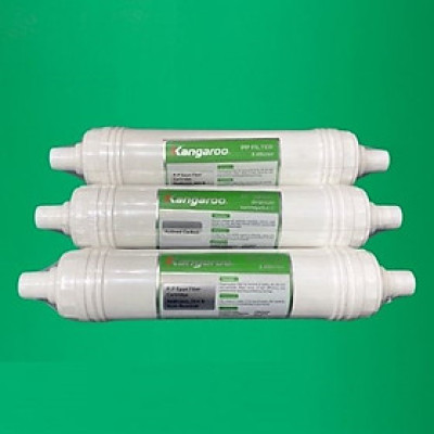 Combo Bộ 3 Lõi Lọc Thô 1,2,3 Đúc Nguyên Khối Dùng Cho Máy Lọc Nước Kangaroo KG100HK, KA10A4, KG10A5, KG100ES, KG100ES1, KG100EO, KG61A3, KG10A6S... Hàng Chính Hãng