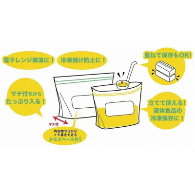 Combo 2 set túi Zip đựng & bảo quản thực phẩm - nội địa Nhật Bản ( 16 chiếc size M + 12 chiếc size L)