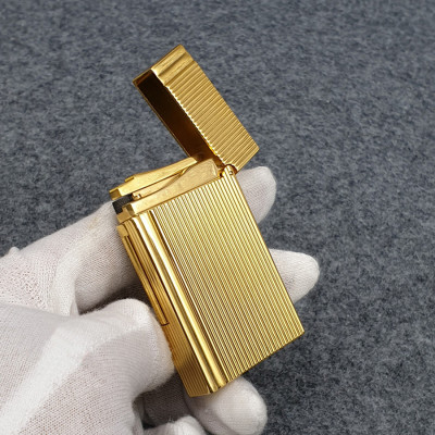 Vỏ Hột Quẹt Bật Lửa Upon Gas Đá D175V Họa Tiết Kẻ Dọc Đẹp Độc Lạ - Dùng Gas Đá Cao Cấp