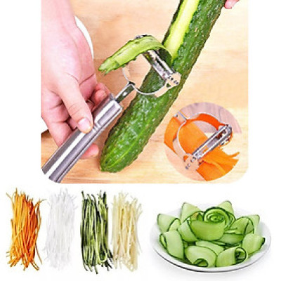 Dụng cụ bào vỏ, bào sợi 2in1 đa năng HT243 sắc bén