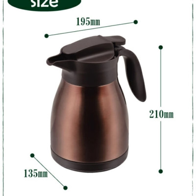 Bình nước giữ nhiệt Pearl Metal Table, thân bằng thép không gỉ, bên ngoài sơn phủ tĩnh điện - Hàng nội địa Nhật Bản