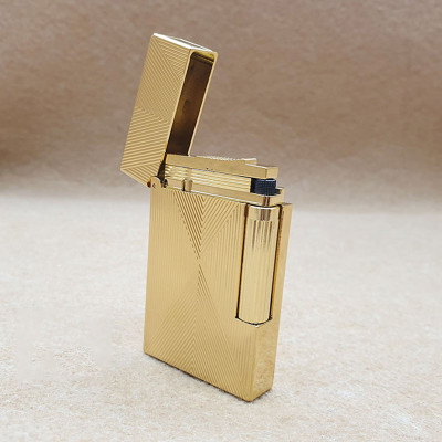 Vỏ Hột Quẹt Bật Lửa Upon Gas Đá D160V Họa Tiết Kẻ Hình Khối Đẹp Độc Lạ - Dùng Gas Đá Cao Cấp