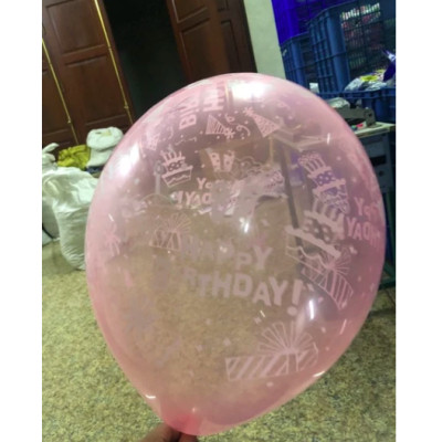 Bịch 100 quả bóng bay cao su chấm bi size 35cm (2.8gr)