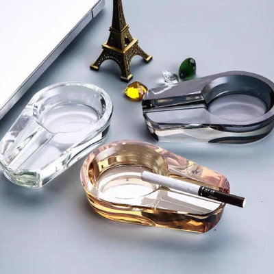 Gạt tàn luxury crystal glass cigar ashtray - gạt tàn tro bụi thủy tinh pha lê phong cách bắc âu cao cấp
