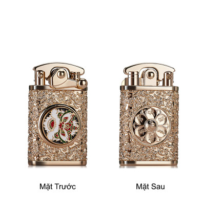 Vỏ Hột Quẹt Bật Lửa Xăng Đá Zorro Z592-618 Mở Nắp Đánh Lửa Tự Động