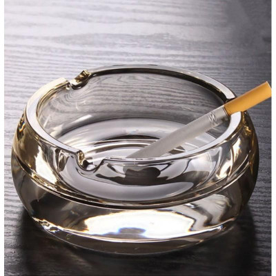 Gạt tàn thủy tinh vàng cao cấp G006