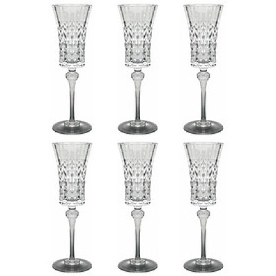  BỘ 6 LY CHAMPAGNE PHA LÊ PHÁP CRISTAL D