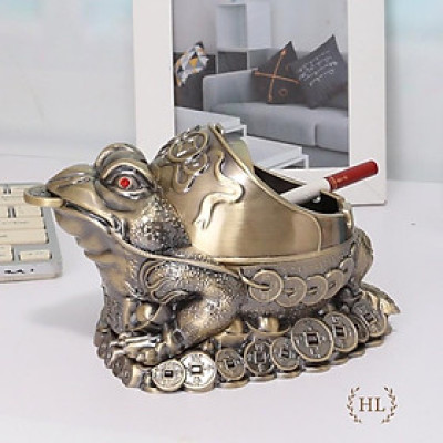 Gạt tàn thuốc Thiềm Thử | Gạt tàn Cóc | GẠT TÀN CÓC NGẬM TIỀN