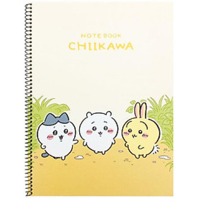 Sổ Lò Xo Kẻ Ngang Chiikawa Ver.2 - Magic Channel MJ-01-244A - Màu Vàng