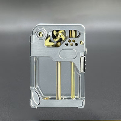 Vỏ Hột Quẹt Bật Lửa Xăng Đá Zorro Z833-2 Thiết Kế Lộ Thiên Nhìn Rõ Lượng Xăng Đánh Lửa Tự Động