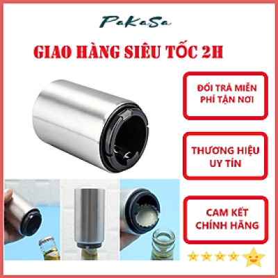 Dụng Cụ Khui Nắp Chai Bia , Nước Ngọt Từ Tính Chất Liệu Thép Không Gỉ PaKaSa - Hàng Chính Hãng 