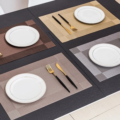Set 2 Tấm lót bàn ăn nâu - 30x45cm