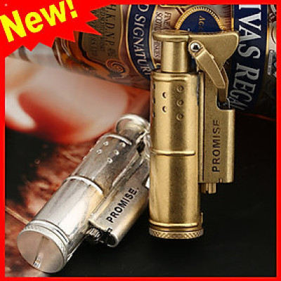 Vỏ Hột Quẹt Bật Lửa Xăng Đá Lubinski SK23 Thiết Kế Đẹp Độc Lạ - Dùng Xăng Bấc Đá Cao Cấp