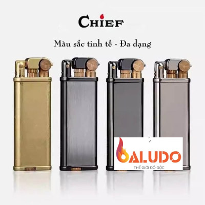 Vỏ hộp quẹt bật lửa xăng đá CF-316 nắp chụp dáng mỏng gọn nhẹ