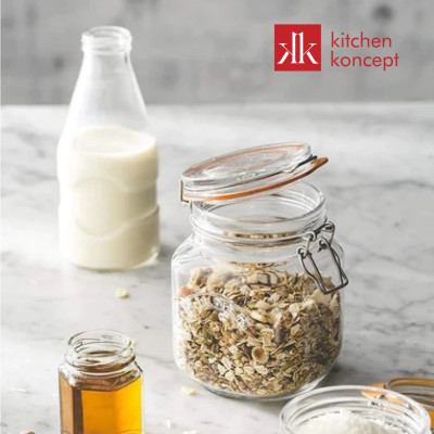 Kilner Hũ Thủy Tinh Tròn/ Vuông/Vát Cạnh - Nhiều Kích Cỡ