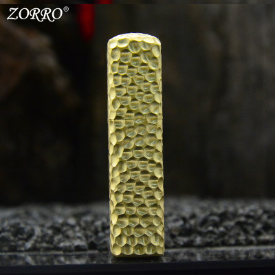 Vỏ Hột Quẹt Bật Lửa Xăng Đá Zorro Z139 Thiết Kế Độc Lạ -Màu Vàng