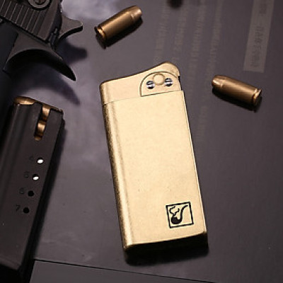 Vỏ Hột Quẹt Bật Lửa xăng đá BNC009 thiết kế đẹp độc lạ - dùng xăng bấc đá cao cấp ( giao mẫu ngẫu nhiên )