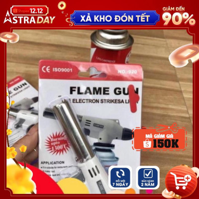 [Hàng Chính Hãng] Khò Ga Mini Tự Động Flame Gun Japan (Chuẩn ISO9001, Nhập Khẩu Chính Hãng)