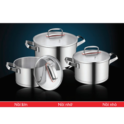 BỘ NỒI INOX MC1805 VISIONS - HÀNG CHÍNH HÃNG