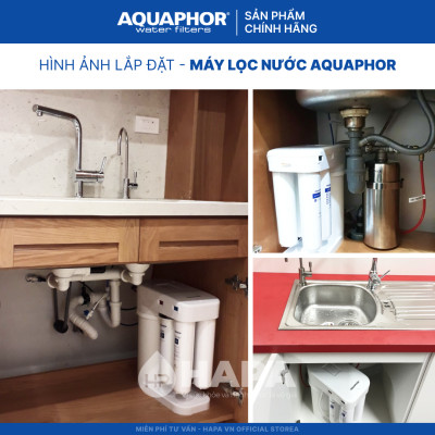 Bộ 4 Lõi Lọc Nước AQUAPHOR Nhập Khẩu Thay Cho Máy AQUAPHOR MORION RO DWM 101S - Hàng Chính Hãng