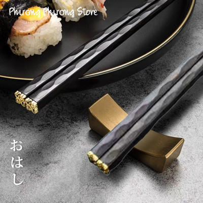 COMBO SÉT 5 ĐÔI ĐŨA HOA ANH ĐÀO KHẢM VÀNG KHẢM BẠC CHẤT LIỆU SỢI THỦY TINH CHỊU NHIỆT CAO CẤP