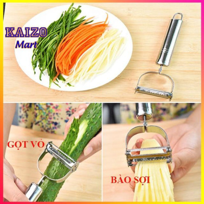 Nạo củ quả inox đa năng 3 trong 1 có thể bào sợi